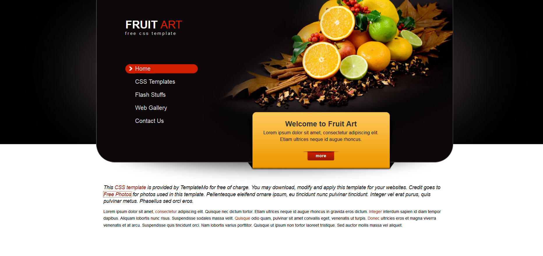 Шаблон сайта Кухня №448